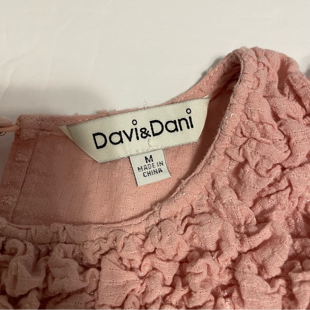 Pink Textured Blouse - Picture 7 of 9